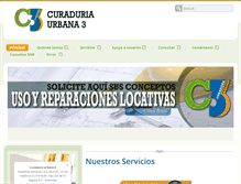 Tablet Screenshot of curaduria3.com